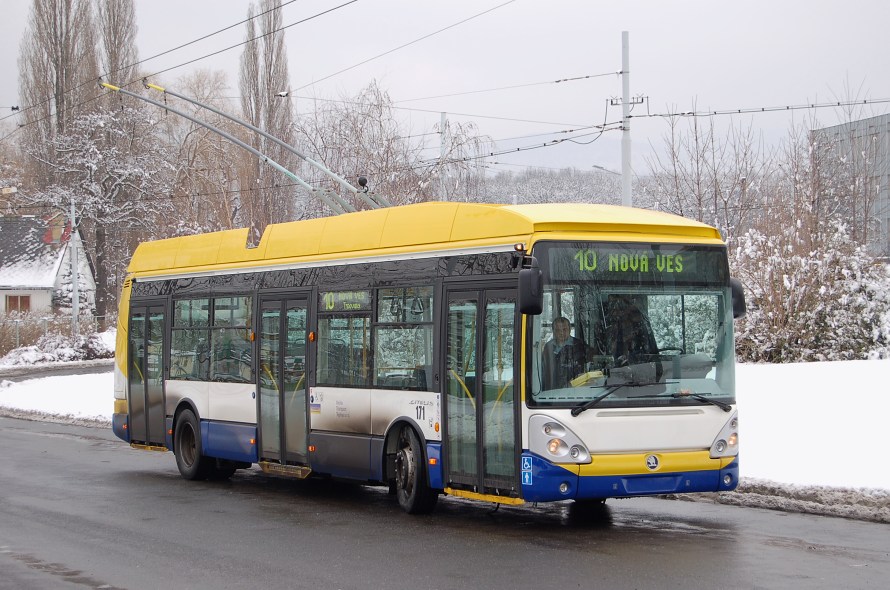 Veolia Teplice, koda 24Tr Irisbus, ev. . 171, 16.1.2009