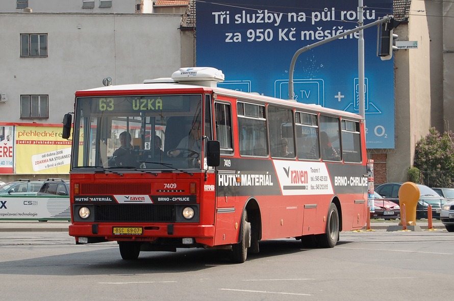 Karosa B 731, ev. . 7409, Brno 26.4.2008