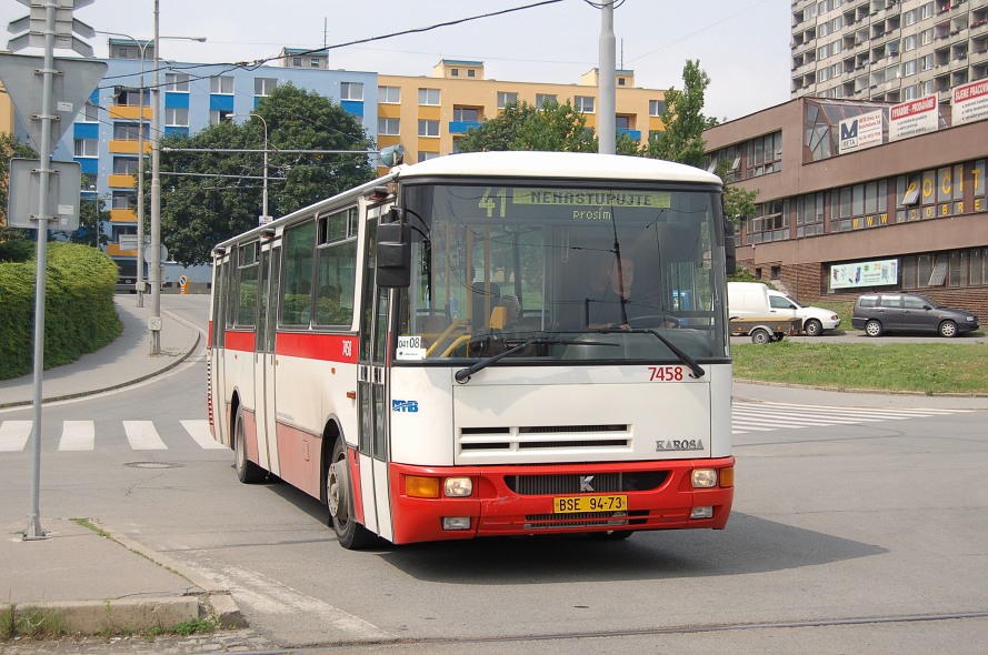 Karosa B 931 E, ev. . 7458, Brno 4.6.2008