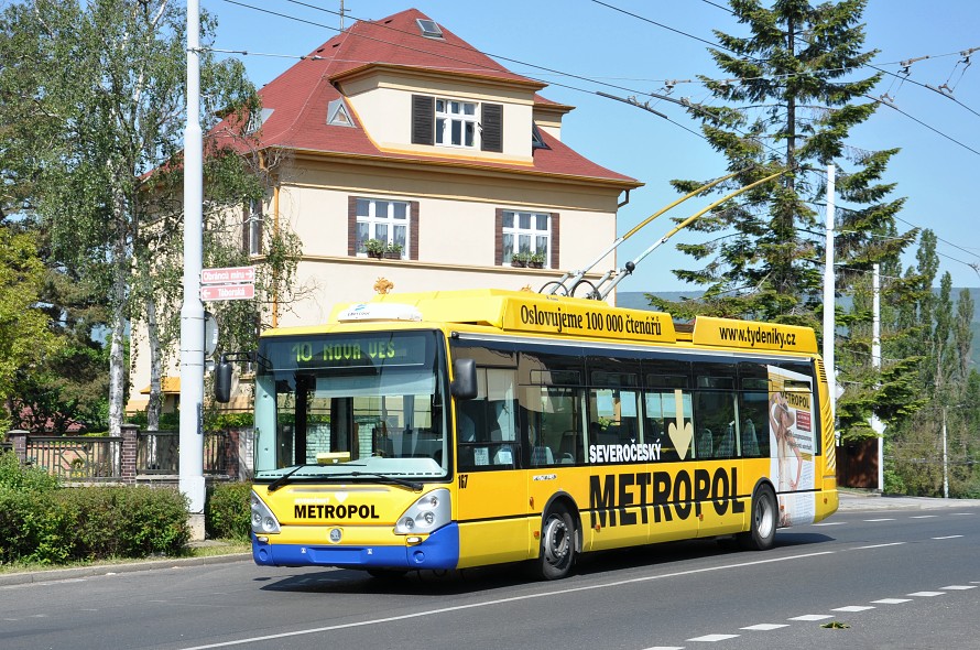 Veolia Teplice, koda 24Tr Irisbus, ev. . 167, 19.5.2012