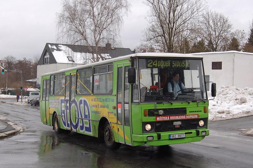 Karosa B 832, SAD Jablonec n. N., 27.2.2009