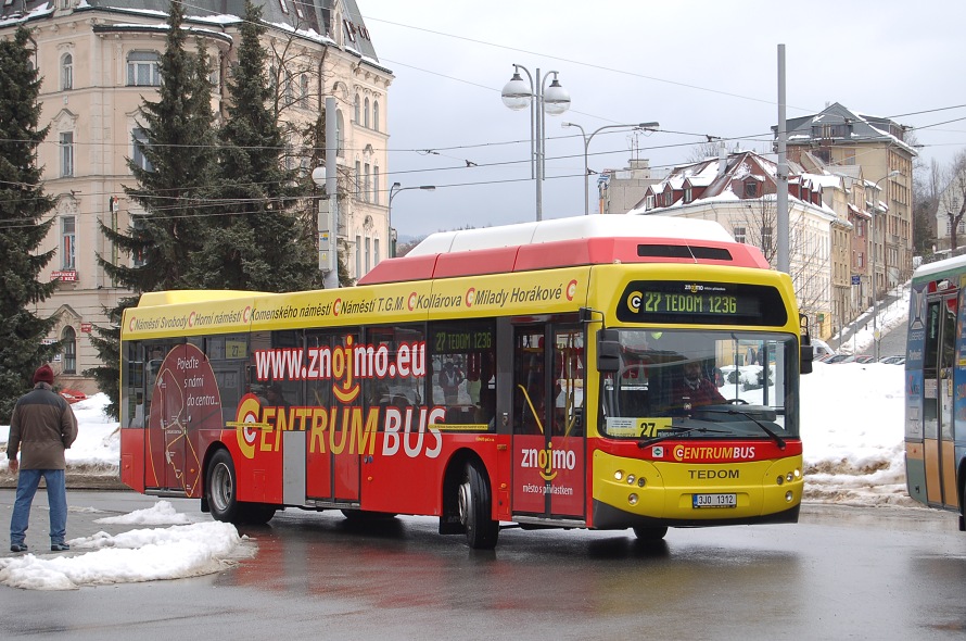 TEDOM Kronos 123 G, Centrum Bus Znojmo, 27.2.2009