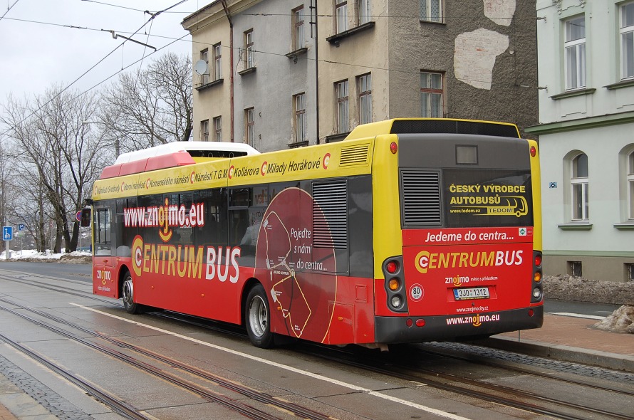 TEDOM Kronos 123 G, Centrum Bus Znojmo, 27.2.2009