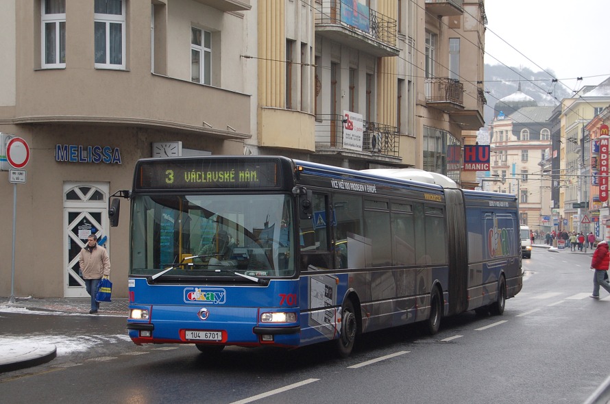 Karosa Irisbus City Bus 18M, ev. č. 701, 2.1.2009