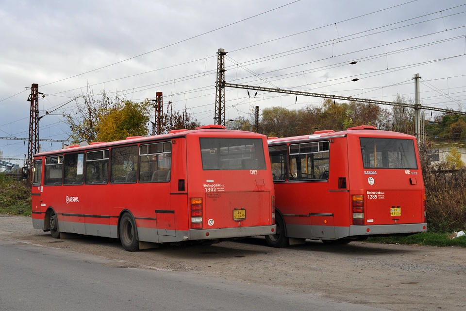 2x Karosa ev. . 1302 + 1285, 27.10.2013