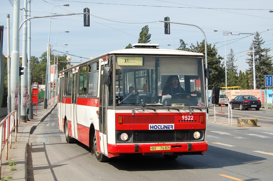 Karosa B 732,40, ev. . 9522, Praha 17.8.2009