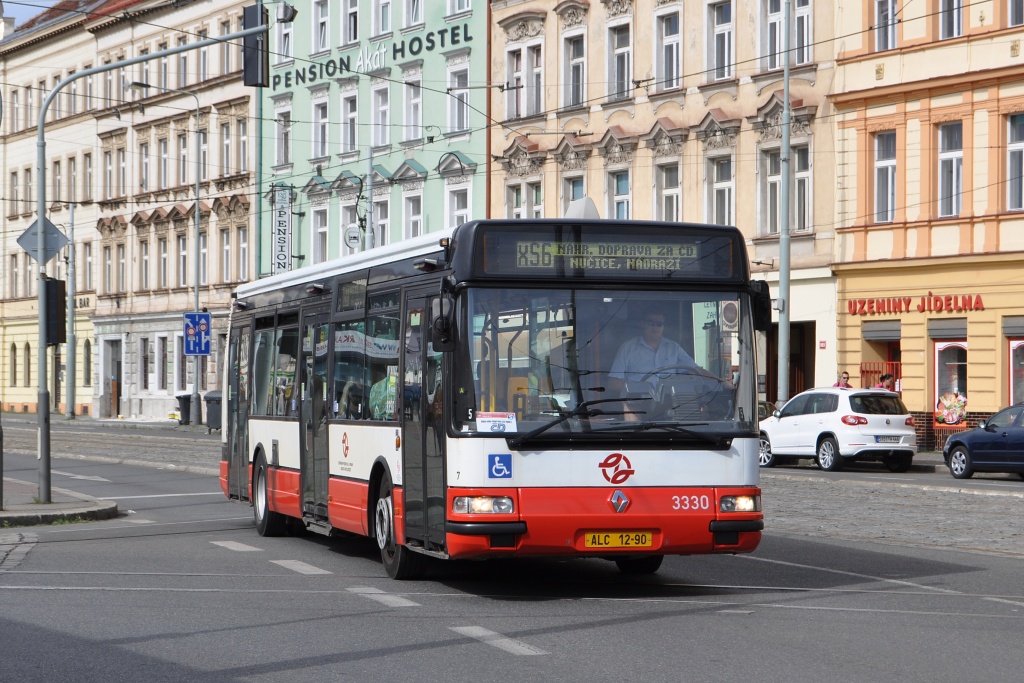 Karosa Renault City Bus ev. . 3330, DP Praha, 1.8.2015