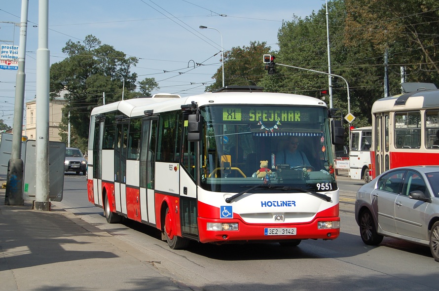 SOR BN 12, ev. . 9551, Praha 17.8.2009