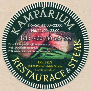 Praha - Restaurace Kamprium