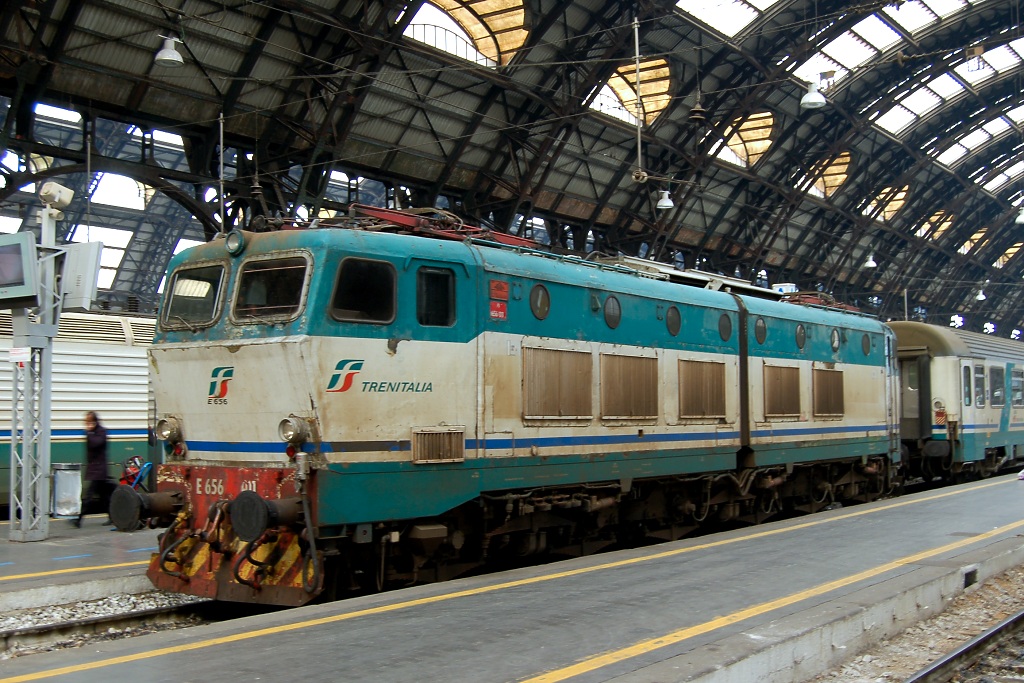 E 656.011, Milano Centrale 28.1.2011