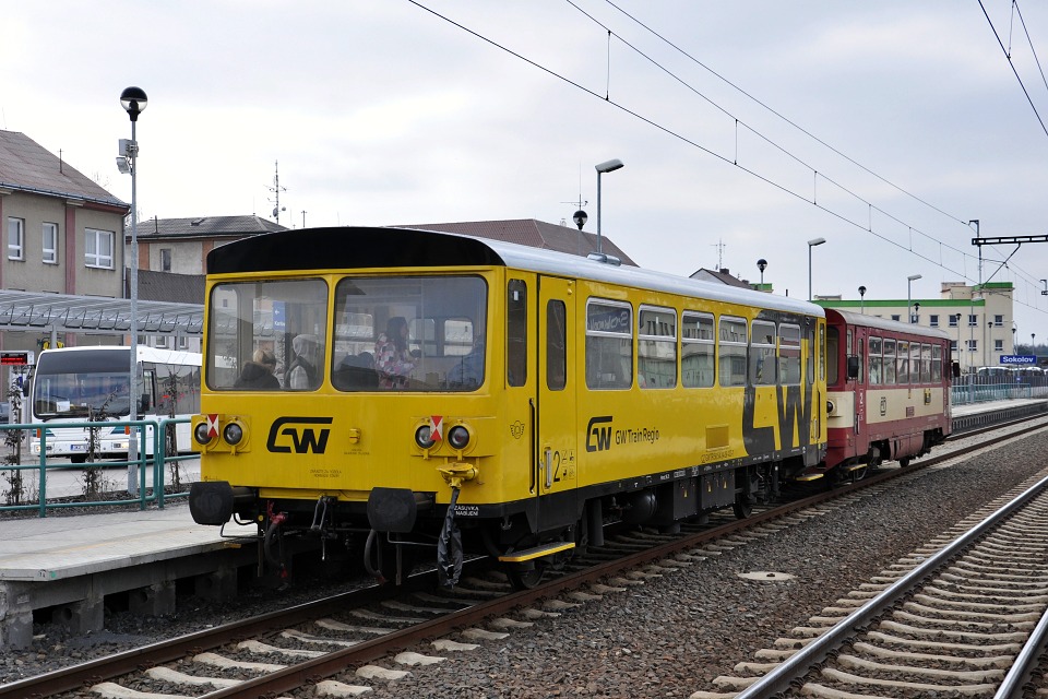 GW Train Regio 810.669, Sokolov 4.4.2013