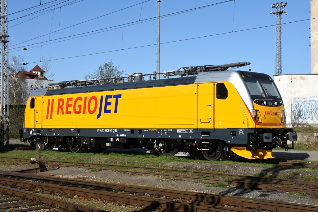 RegioJet 388.205, Praha 4.4.2021